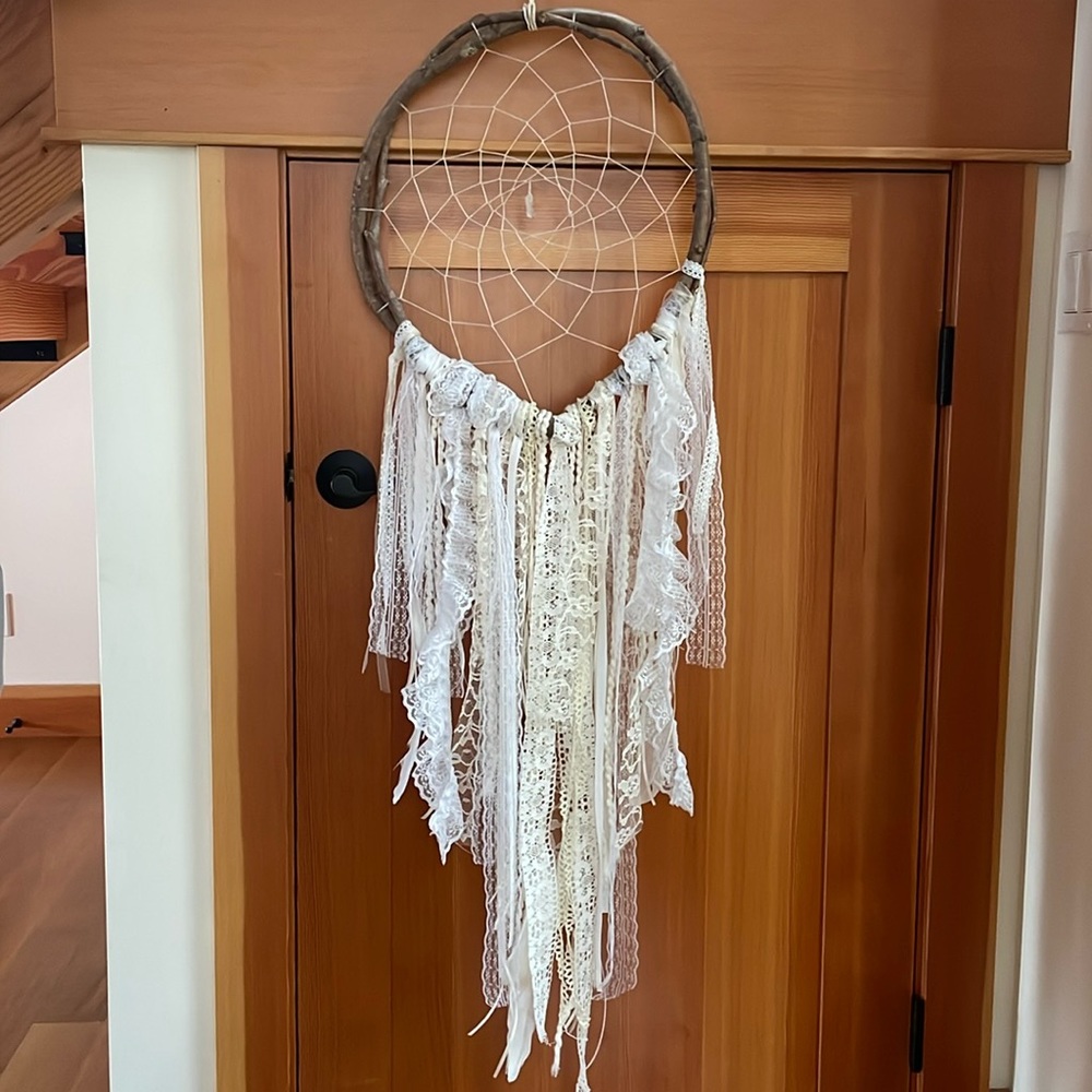 Anthropologie dream catcher with crystal